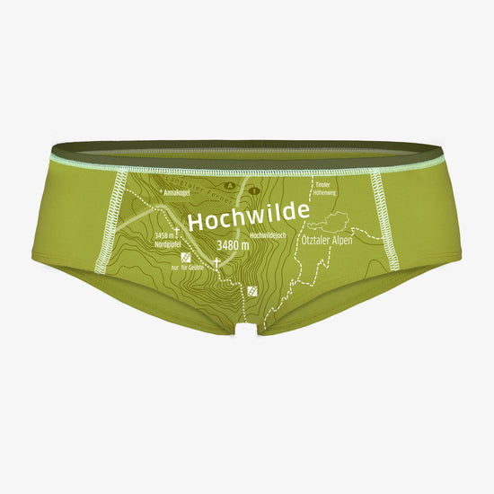 EIN SCHÖNER FLECK ERDE. Unterwäsche in bester Qualität. Unterhose Berg Hochwilde. Originelle Geschenkidee für Bergliebhaber. Souvenir Österreich. GOTS