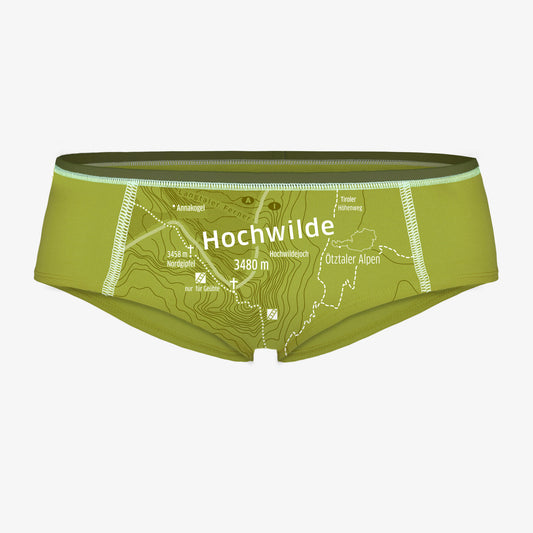 EIN SCHÖNER FLECK ERDE. Unterwäsche in bester Qualität. Unterhose Berg Hochwilde. Originelle Geschenkidee für Bergliebhaber. Souvenir Österreich. GOTS