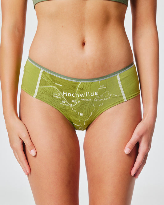 EIN SCHÖNER FLECK ERDE. Unterwäsche in bester Qualität. Unterhose Berg Hochwilde. Originelle Geschenkidee für Bergliebhaber. Souvenir Österreich. GOTS