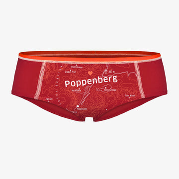 EIN SCHÖNER FLECK ERDE. Damen Unterwäsche Poppenberg. Unterhose mit Berg. Unterwäsche Österreich. Bio-Baumwolle Unterwäsche online kaufen.
