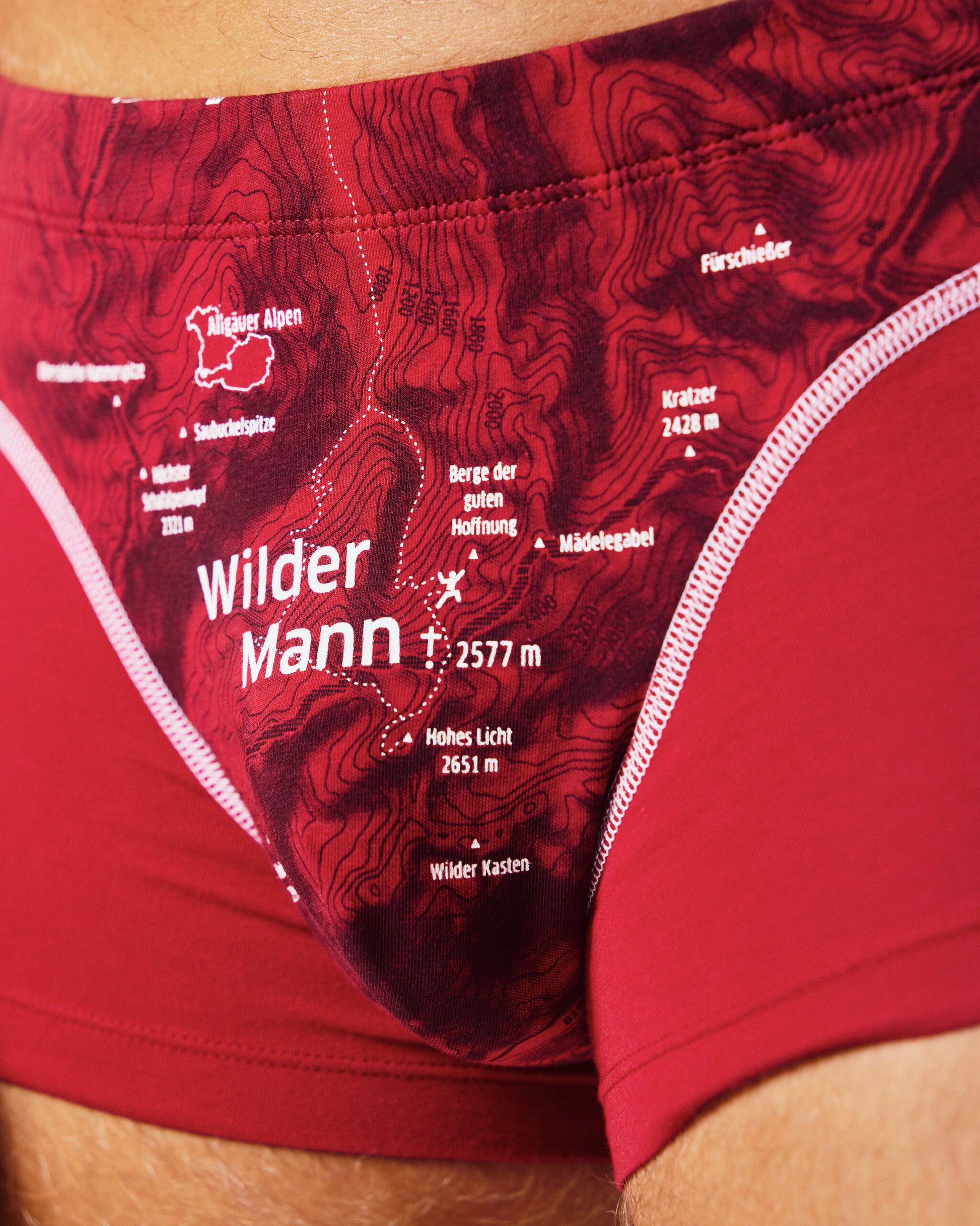 EIN SCHÖNER FLECK ERDE. Unterhose Wilder Mann. Herren-Unterwäsche aus Bio-Baumwolle. Bequemer Sitz.