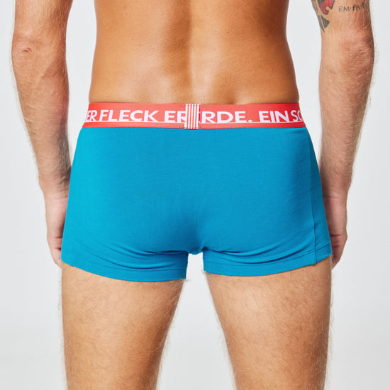 EIN SCHÖNER FLECK ERDE. Boxershorts SPITZ AN DER DONAU. Unterhose Wachau. Landkarte Wachau. Donauradweg. Unterwäsche aus Bio-Baumwolle.
