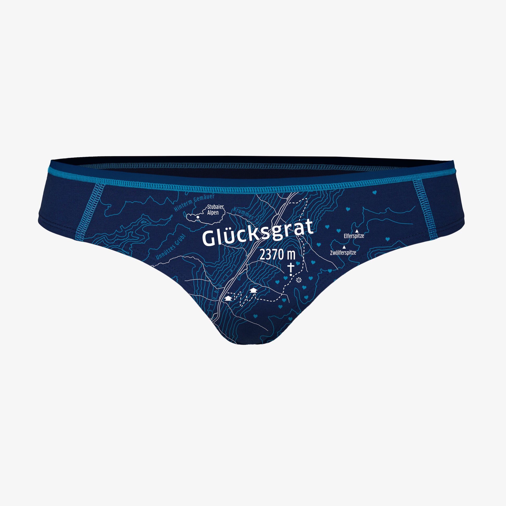 Sexy String Tanga. Erotische Unterwäsche Glücksgrat. Unterhose mit Berg. String Bio-Baumwolle. String nachhaltige Materialien. String Tanga Europa.