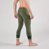 3/4 Pants Merino Tencel Herren nachtblau. Sport Unterhose Herren. 