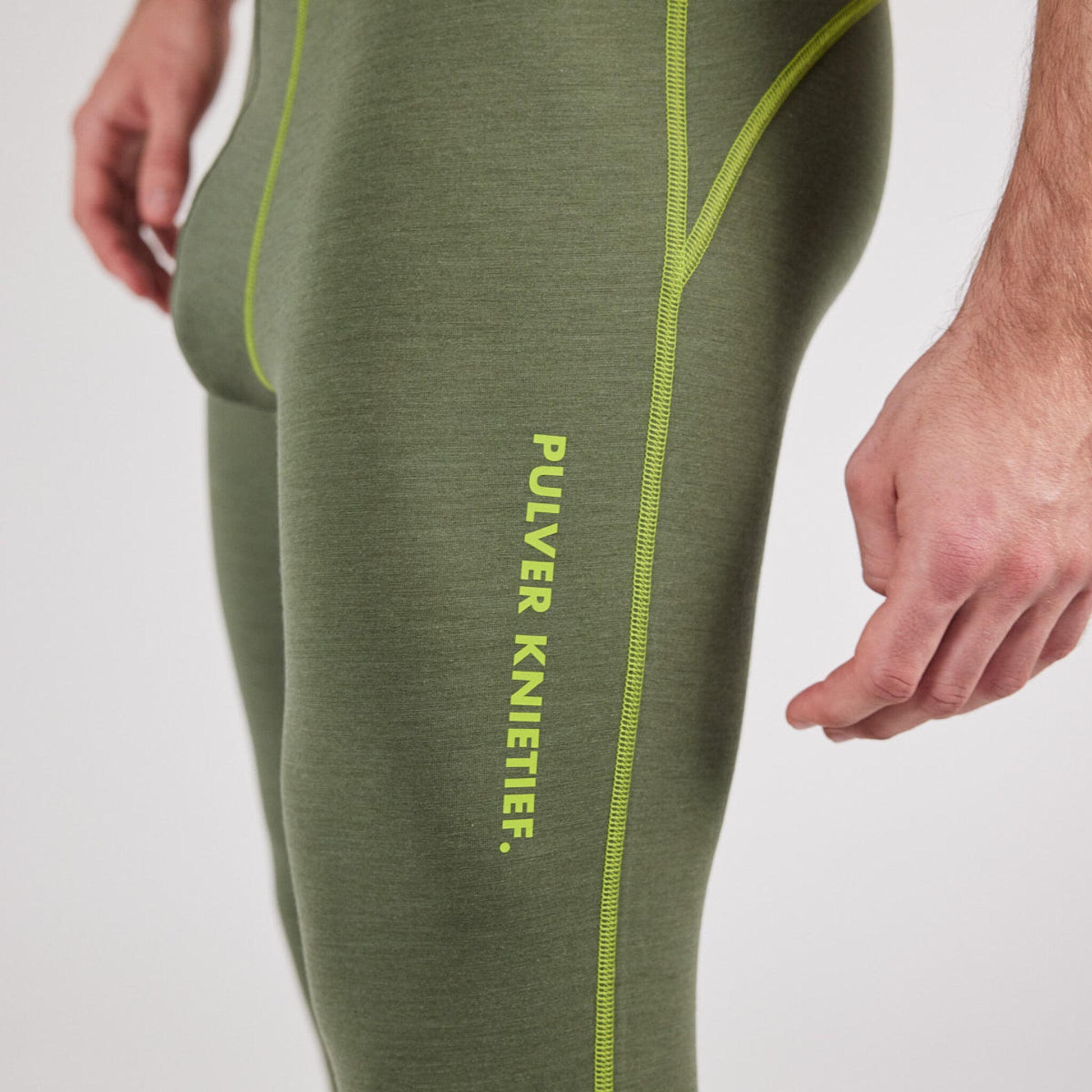 3/4 Pants Merino Tencel Herren nachtblau. Sport Unterhose Herren. 