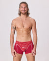 EIN SCHÖNER FLECK ERDE. Unterhose mit Berg. Schweizer Berg FIREHORN auf Unterhose. Boxershorts aus Bio-Baumwolle. Boxershorts slow fashion. GOTS