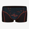 Herren Unterhose Hoher Stand. Bergmotiv. Unterhose mit Gipfel und Höhenlinien. Unterwäsche für Bergsteiger.