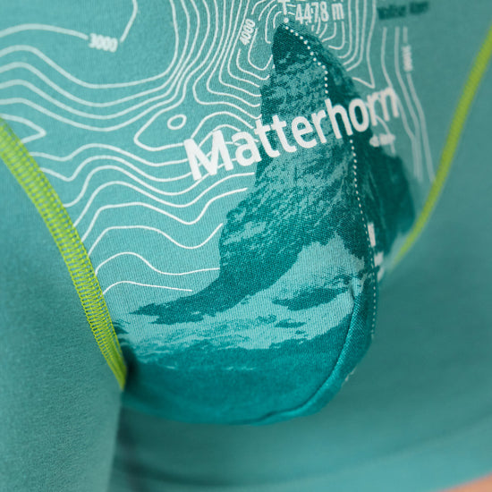 Boxershorts Matterhorn. Sportlicher Schnitt. Unterhose aus Bio-Baumwolle. Unterwäsche produziert in Europa.