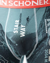 Boxershorts STAIRWAY TO HEAVEN schiefergrau