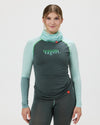 Langarm-Shirt Merino TRAUMTAGERL moorgrün