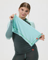Langarm-Shirt Merino TRAUMTAGERL moorgrün