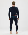 Langarm-Shirt Merino ALPIN. schwarzblau