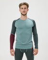 Langarm-Shirt Merino TRAUMTAGERL. salbeigrün